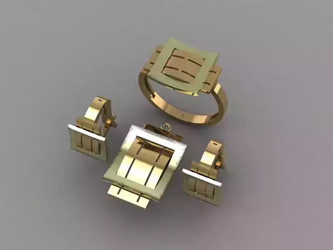 Set - Gold ring