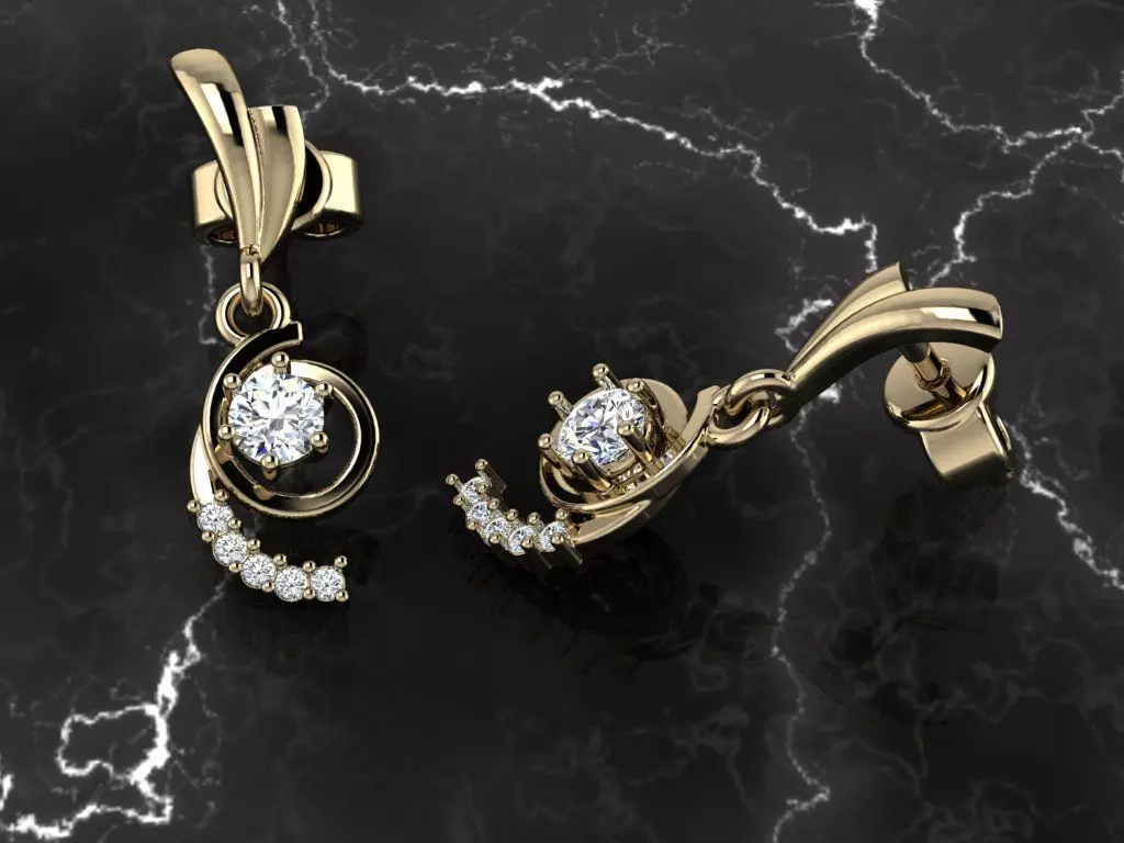 Jewelry Earring 3D print model