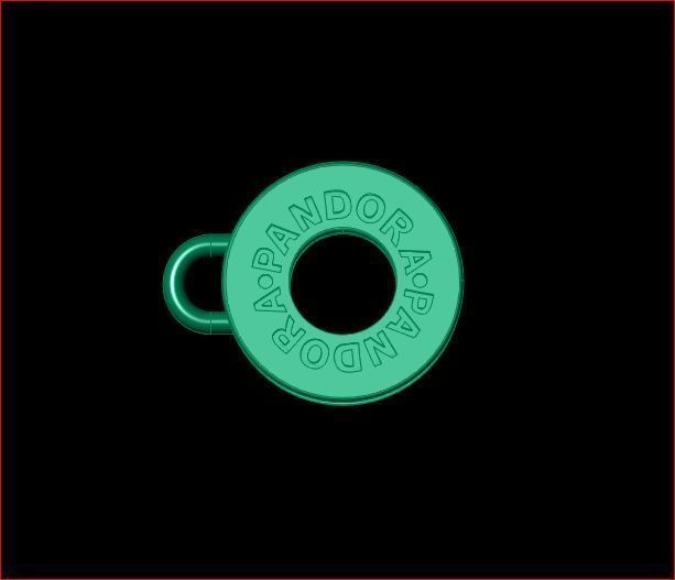 Pandora - Charm 3D print model_4