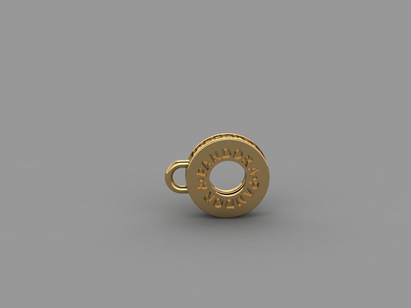 Pandora - Charm 3D print model_6