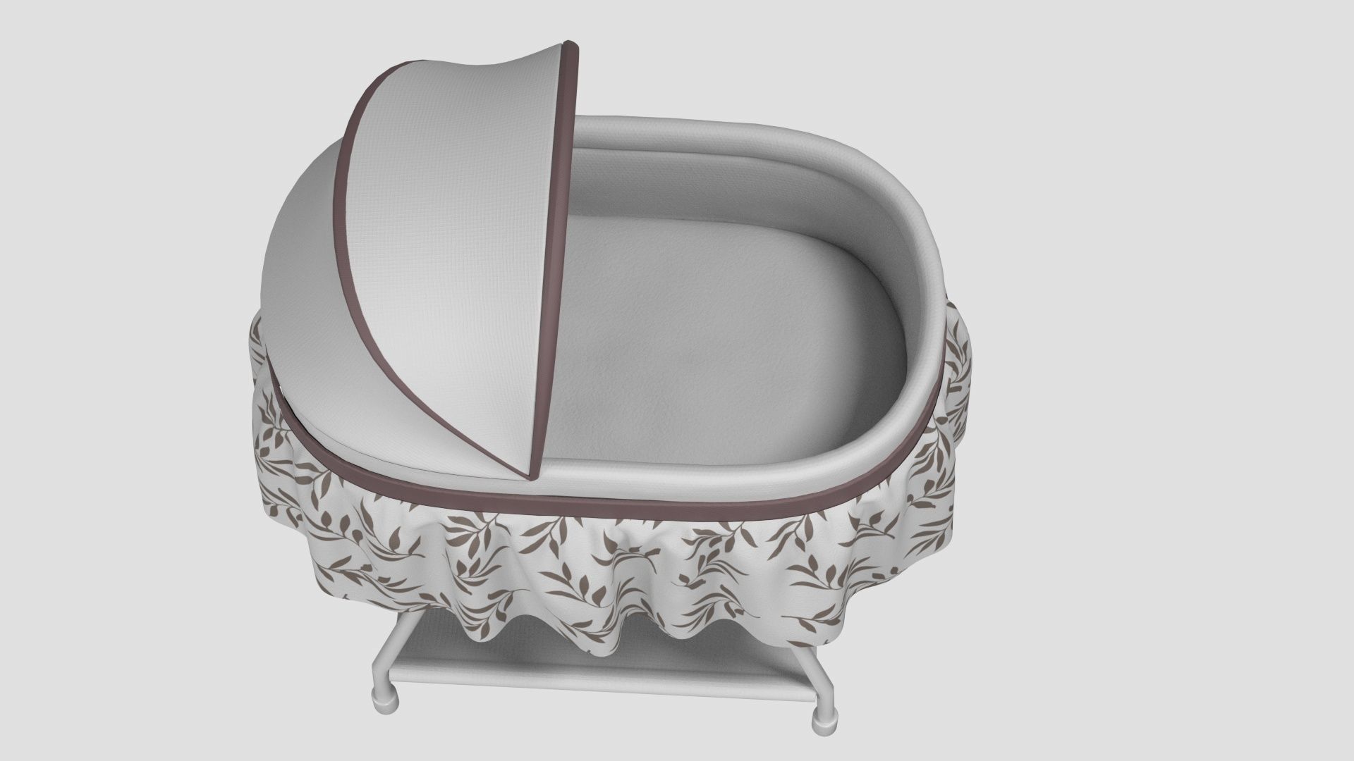 Bassinet - Portable Crib 3D model_10