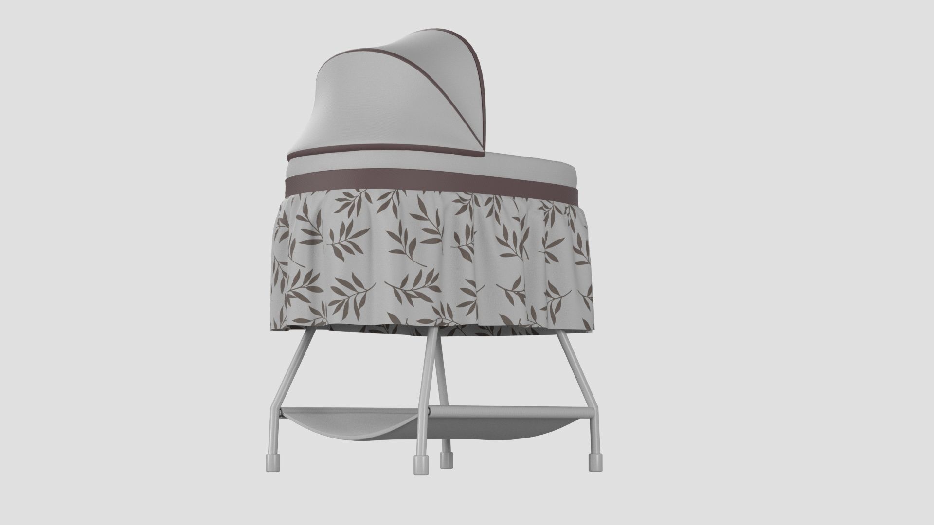 Bassinet - Portable Crib 3D model_6