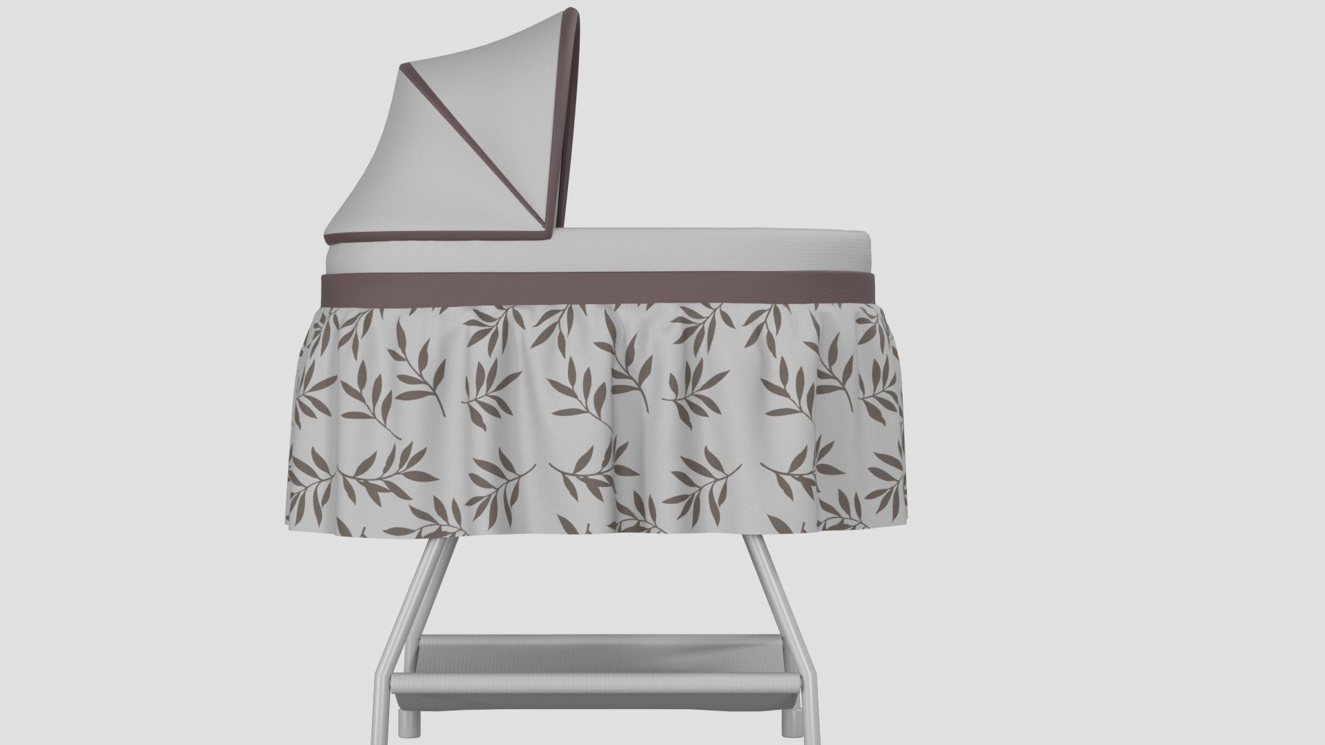 Bassinet - Portable Crib 3D model_7