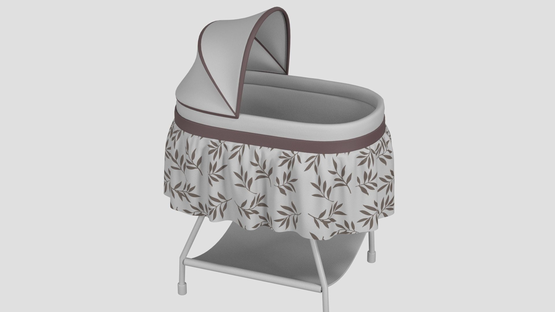 Bassinet - Portable Crib 3D model_2
