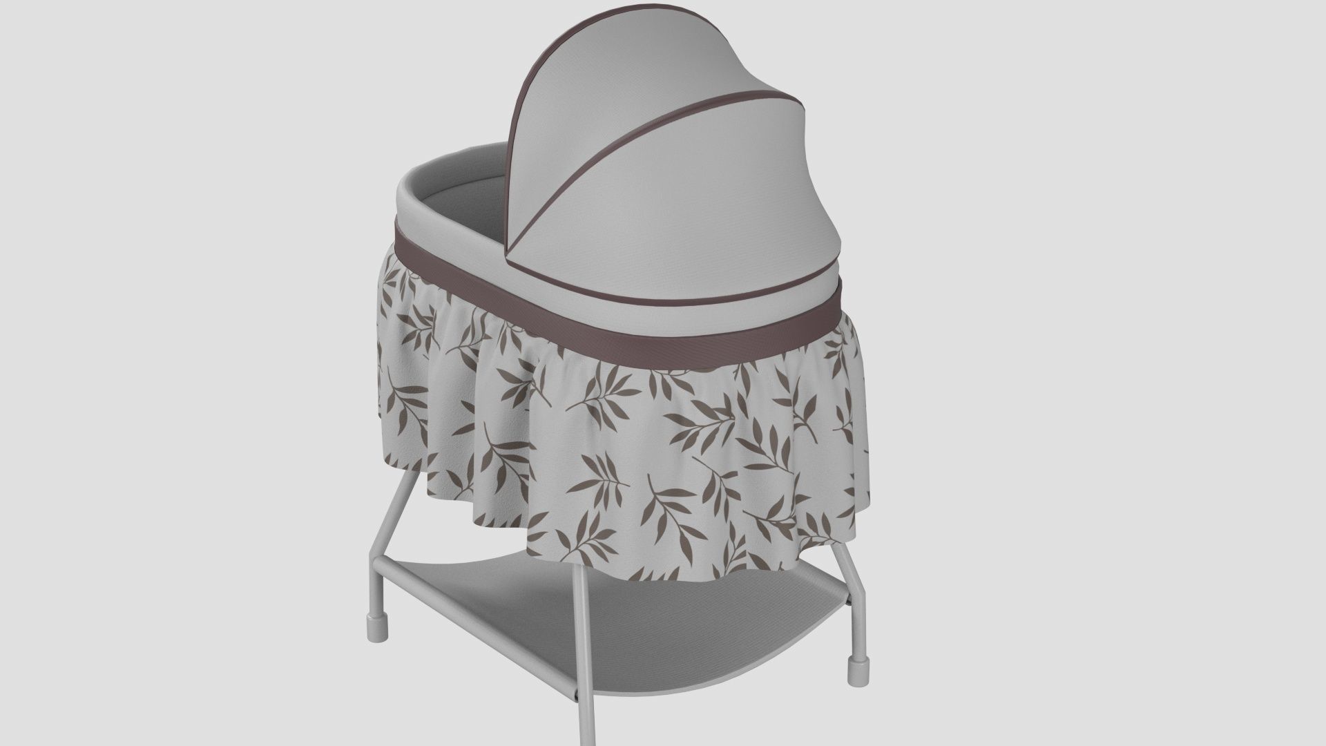 Bassinet - Portable Crib 3D model_5