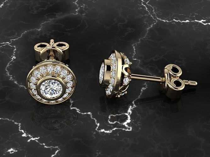 Jewelry Earring 3D print model