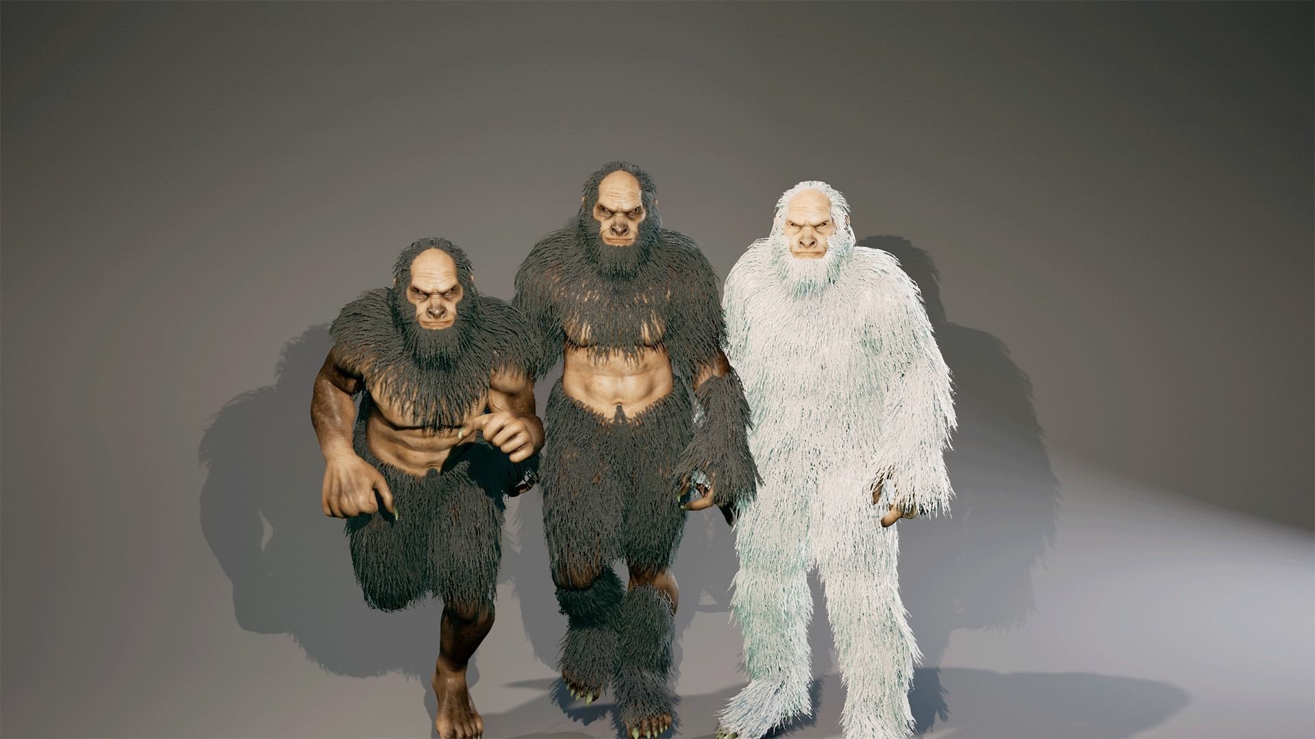 3D model Bigfoot VR / AR / lowpoly CGTrader