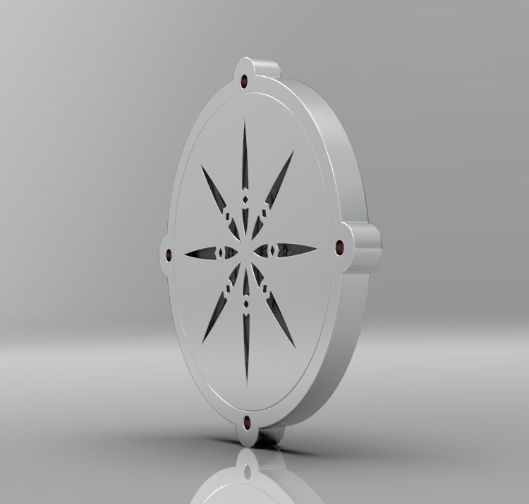 Medallion with st Vartan 3D print model_10