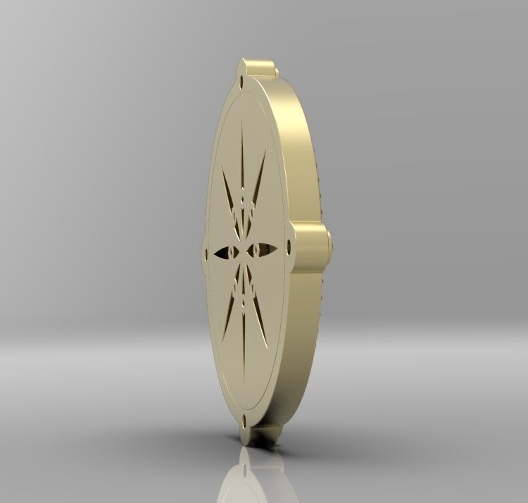 Medallion with st Vartan 3D print model_20