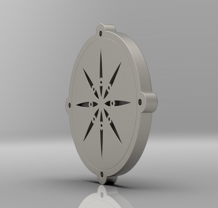 Medallion with st Vartan 3D print model_31