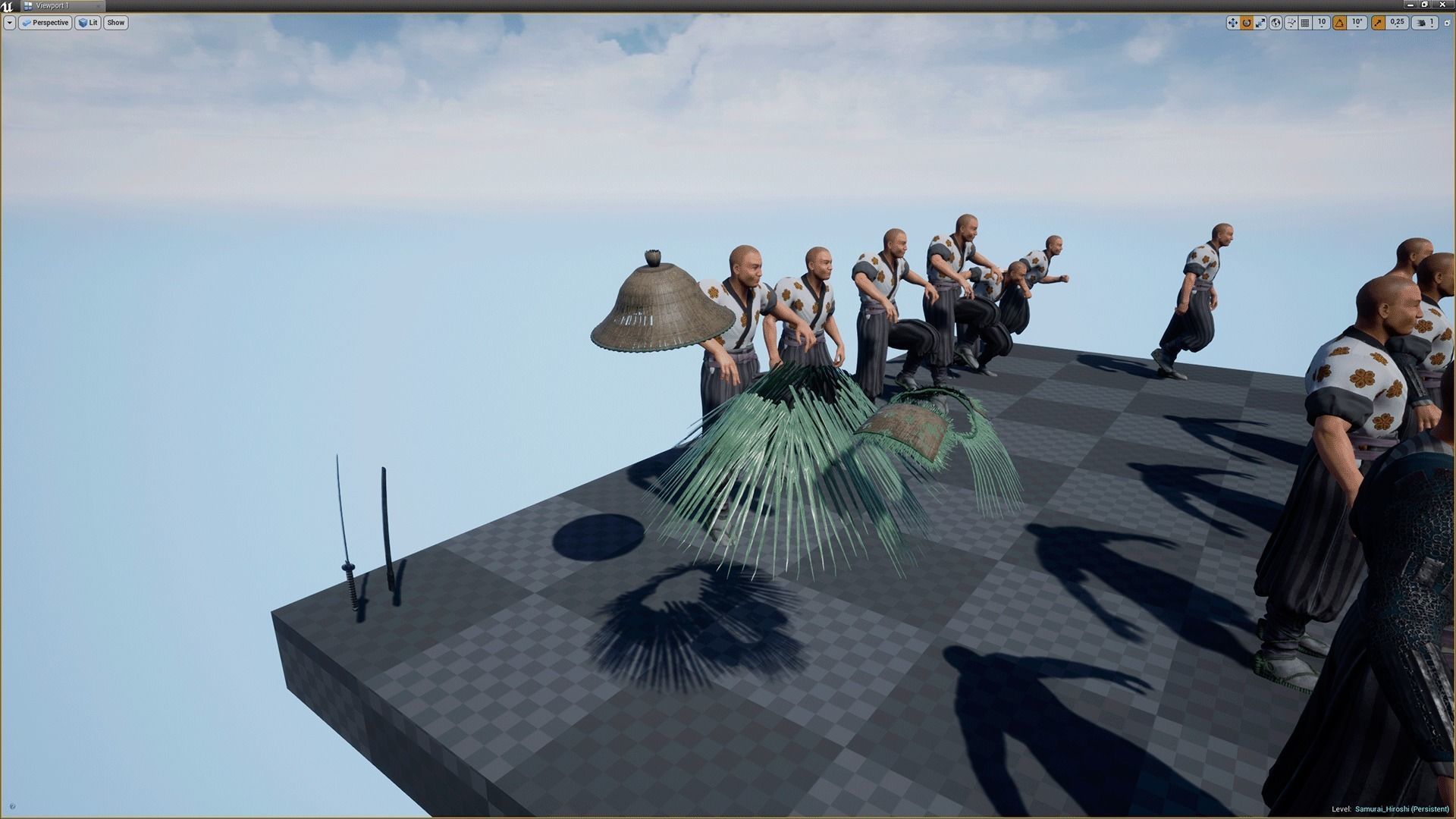 Samurai Hiroshi Low-poly 3D model_8