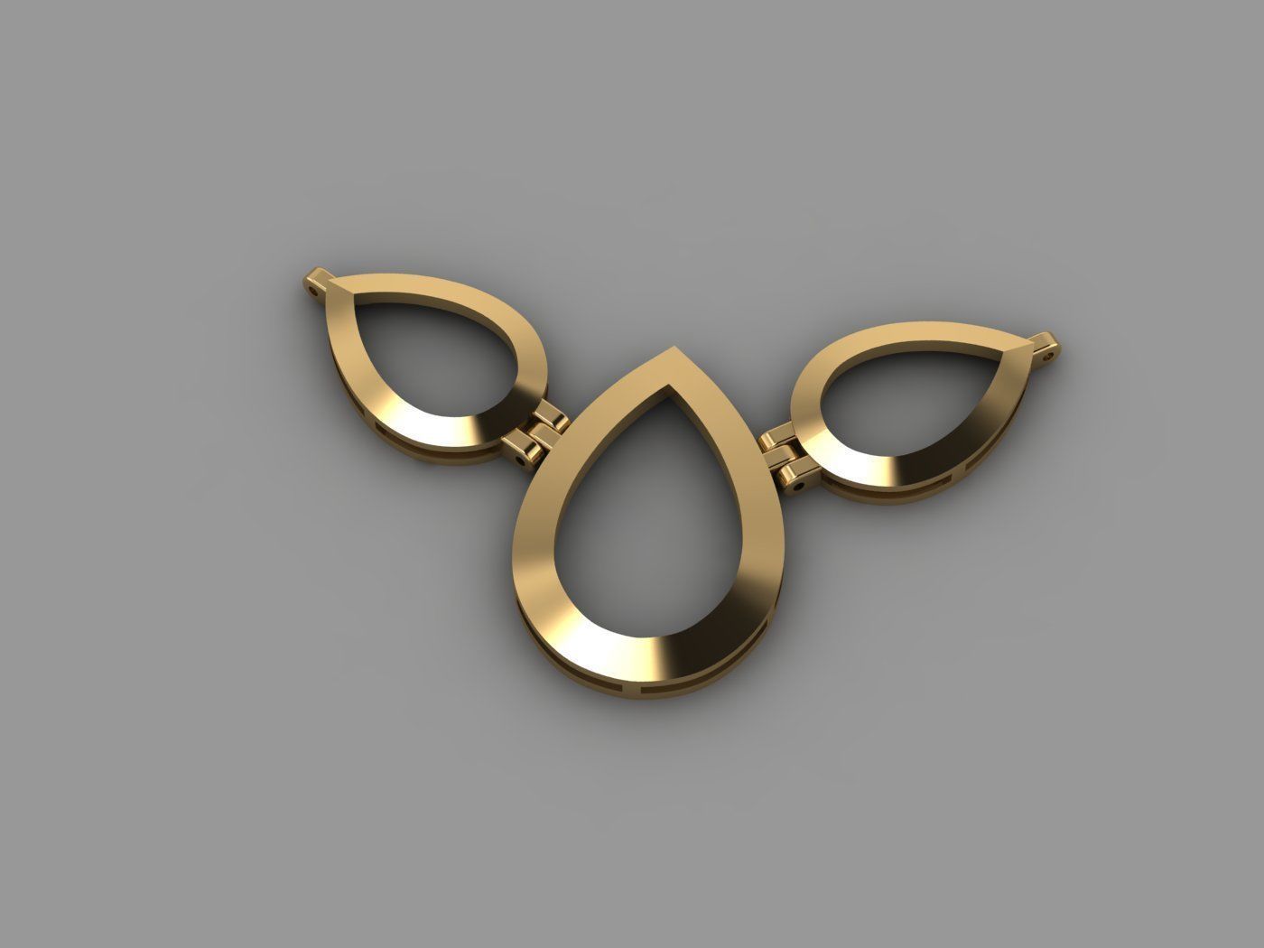 Pendants - Gold 3D print model_7
