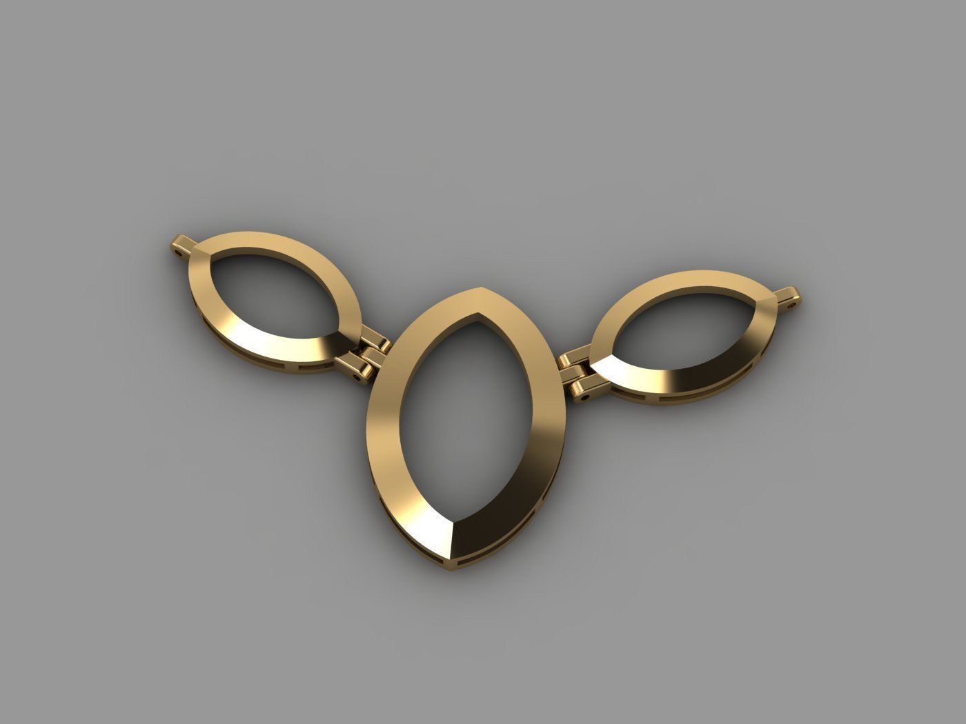 Pendants - Gold 3D print model_1