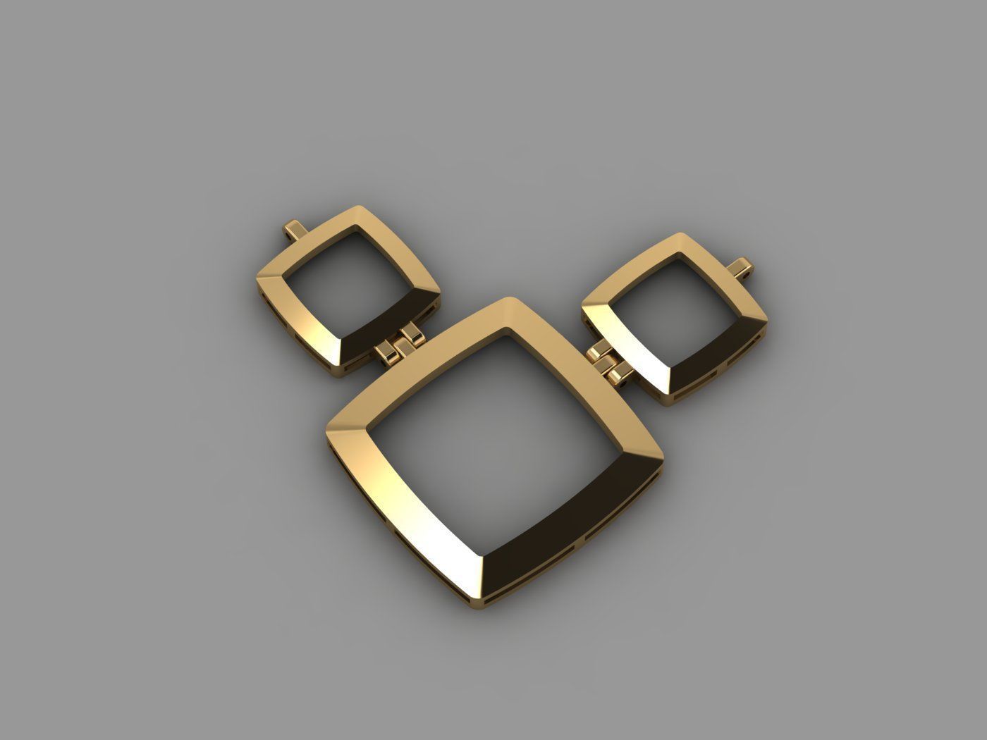 Pendants - Gold 3D print model_9