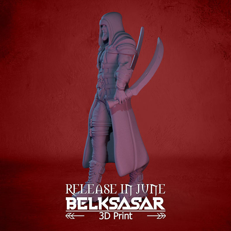 Simith the Fighter Sorcerer 3D print model_2