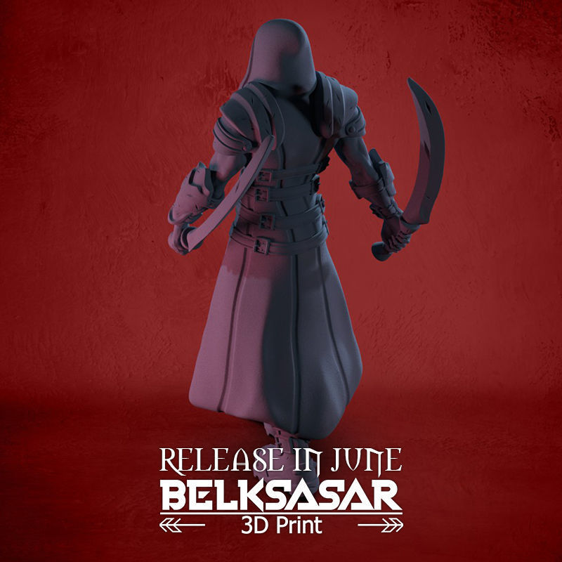 Simith the Fighter Sorcerer 3D print model_16