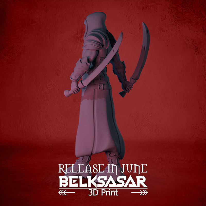 Simith the Fighter Sorcerer 3D print model_4
