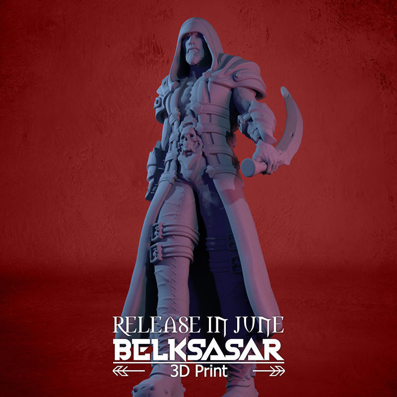 Simith the Fighter Sorcerer 3D print model_17