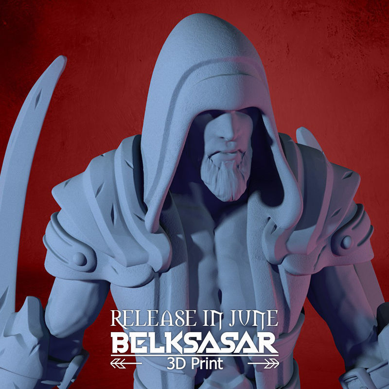 Simith the Fighter Sorcerer 3D print model_8