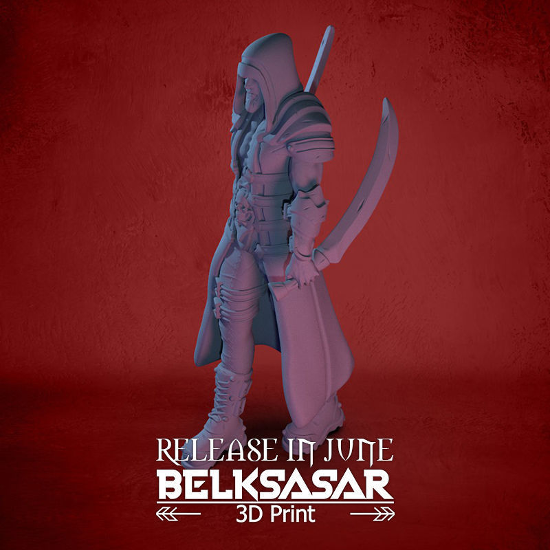 Simith the Fighter Sorcerer 3D print model_15