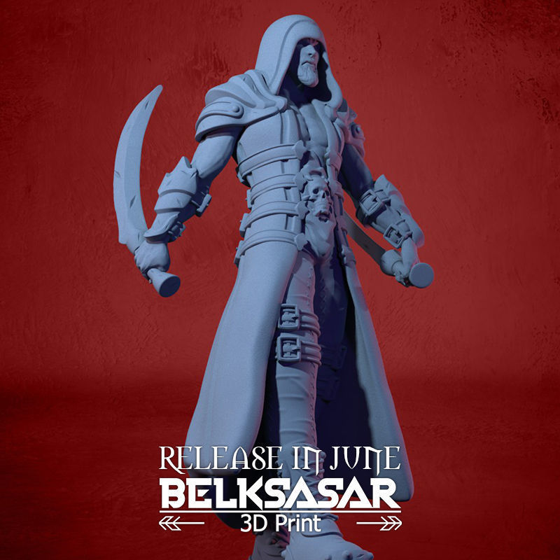 Simith the Fighter Sorcerer 3D print model_18