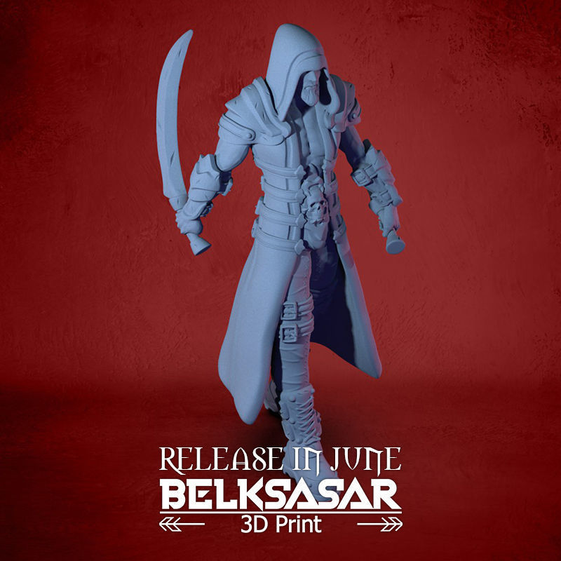 Simith the Fighter Sorcerer 3D print model_14