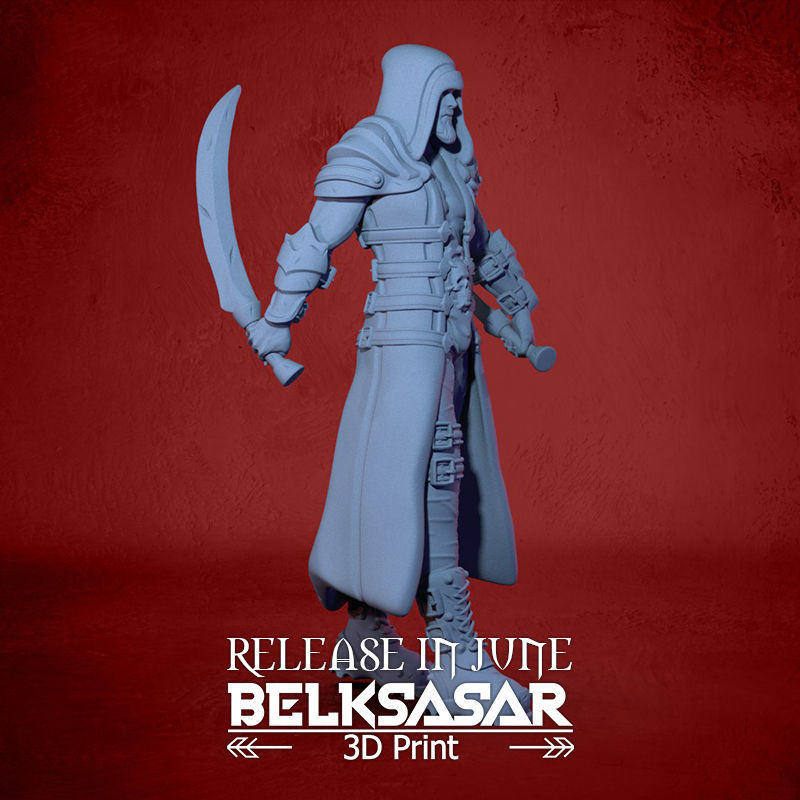Simith the Fighter Sorcerer 3D print model_7