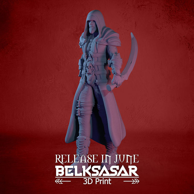 Simith the Fighter Sorcerer 3D print model_1