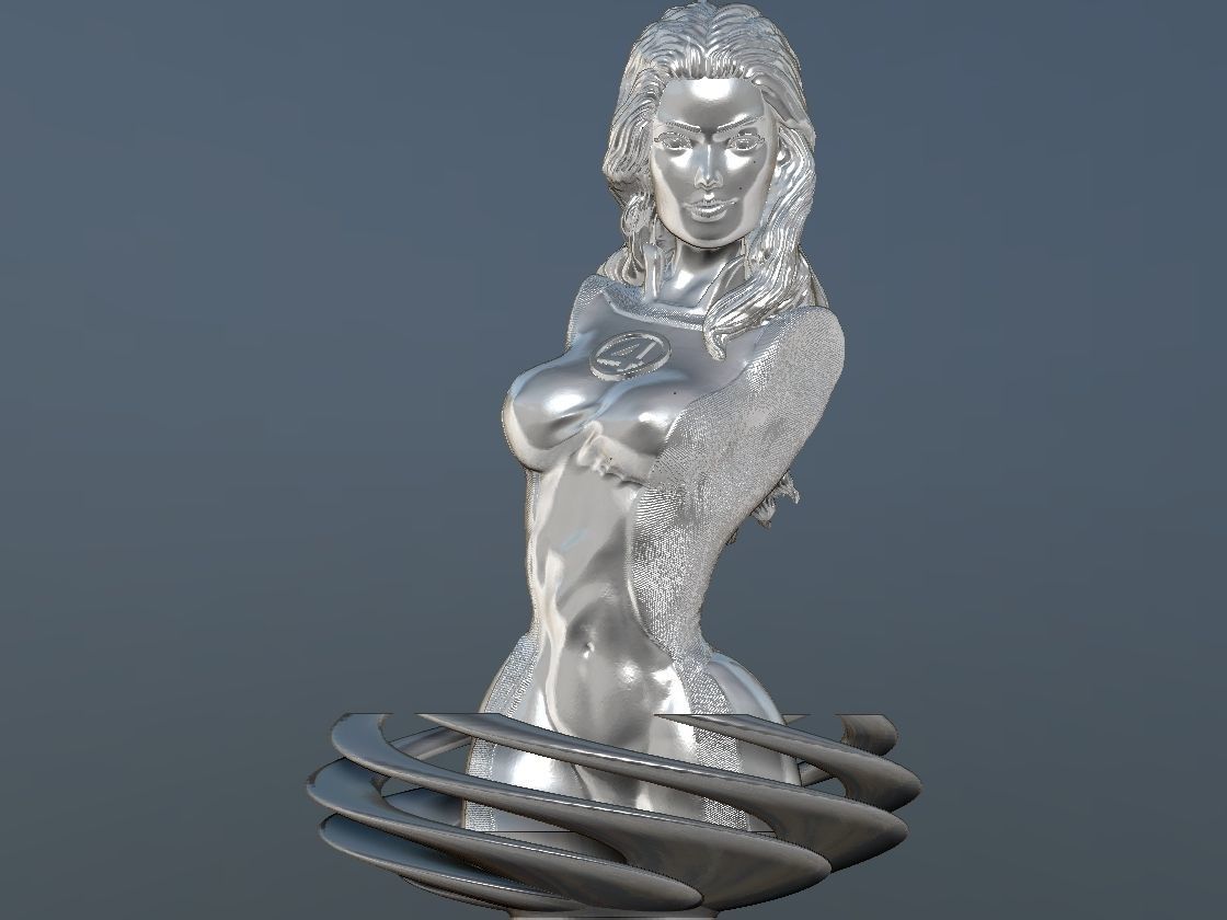 Invisible Woman Bust - Fantastic Four 3D print model_18