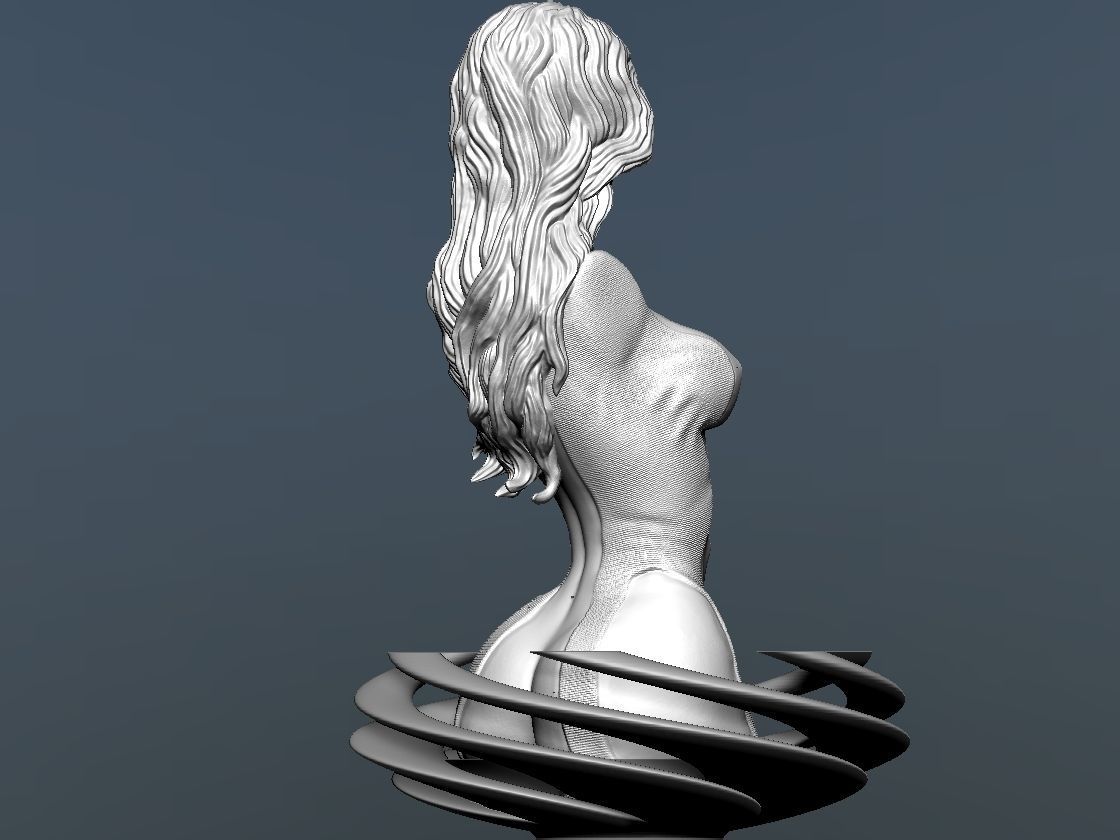 Invisible Woman Bust - Fantastic Four 3D print model_13