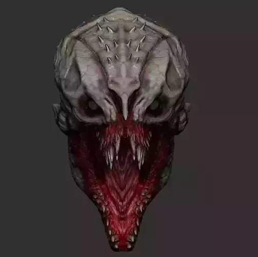 The Tomorrow war alien white spike head