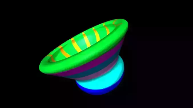 Model of a pot for plants