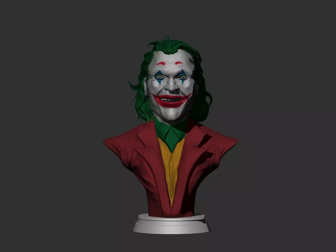 Joker 3d bust 3D print model_0