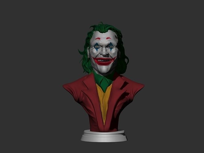 Joker 3d bust 3D print model