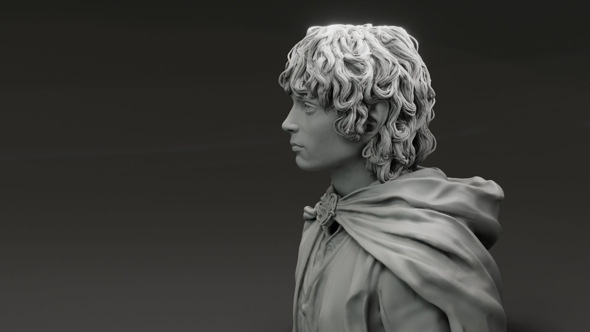 Elijah Wood - Frodo Baggins - The Lord of the Rings 3D print model_14