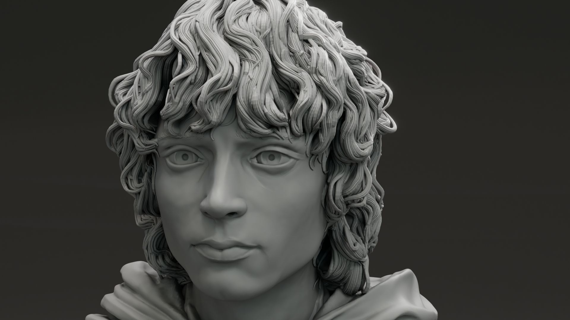 Elijah Wood - Frodo Baggins - The Lord of the Rings 3D print model_10