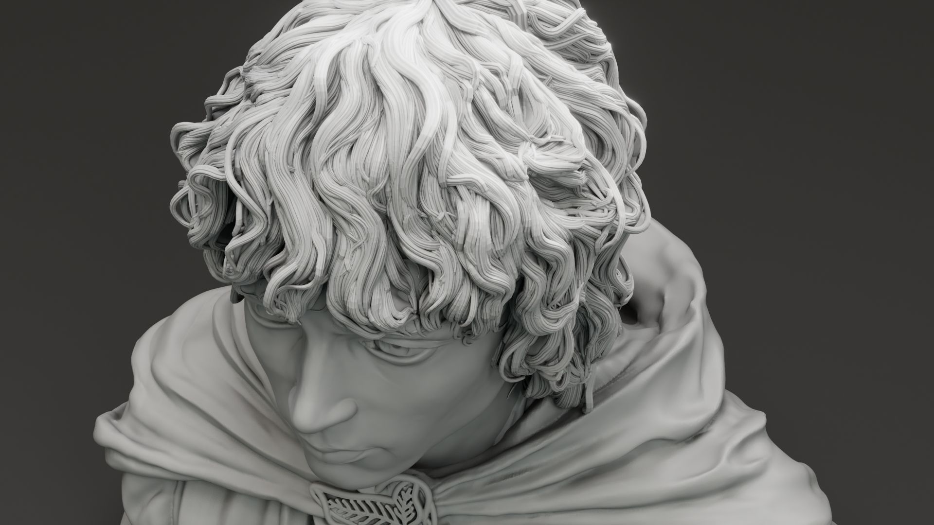 Elijah Wood - Frodo Baggins - The Lord of the Rings 3D print model_17