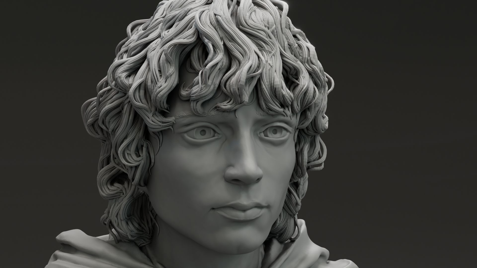 Elijah Wood - Frodo Baggins - The Lord of the Rings 3D print model_12