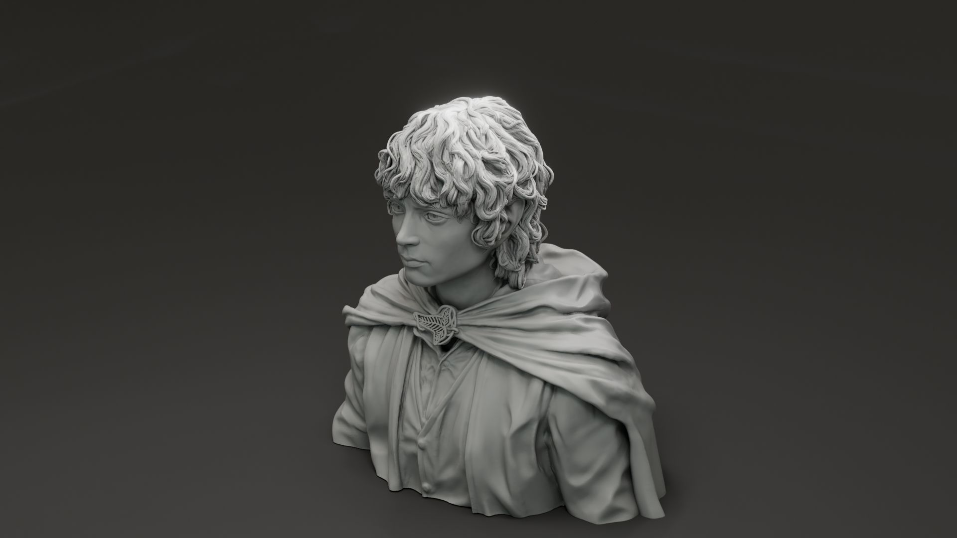 Elijah Wood - Frodo Baggins - The Lord of the Rings 3D print model_4