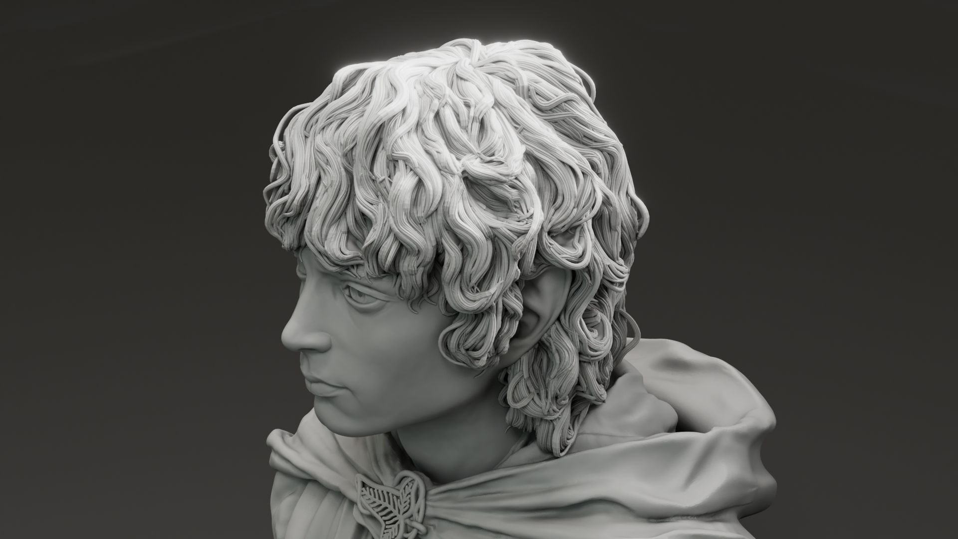 Elijah Wood - Frodo Baggins - The Lord of the Rings 3D print model_8