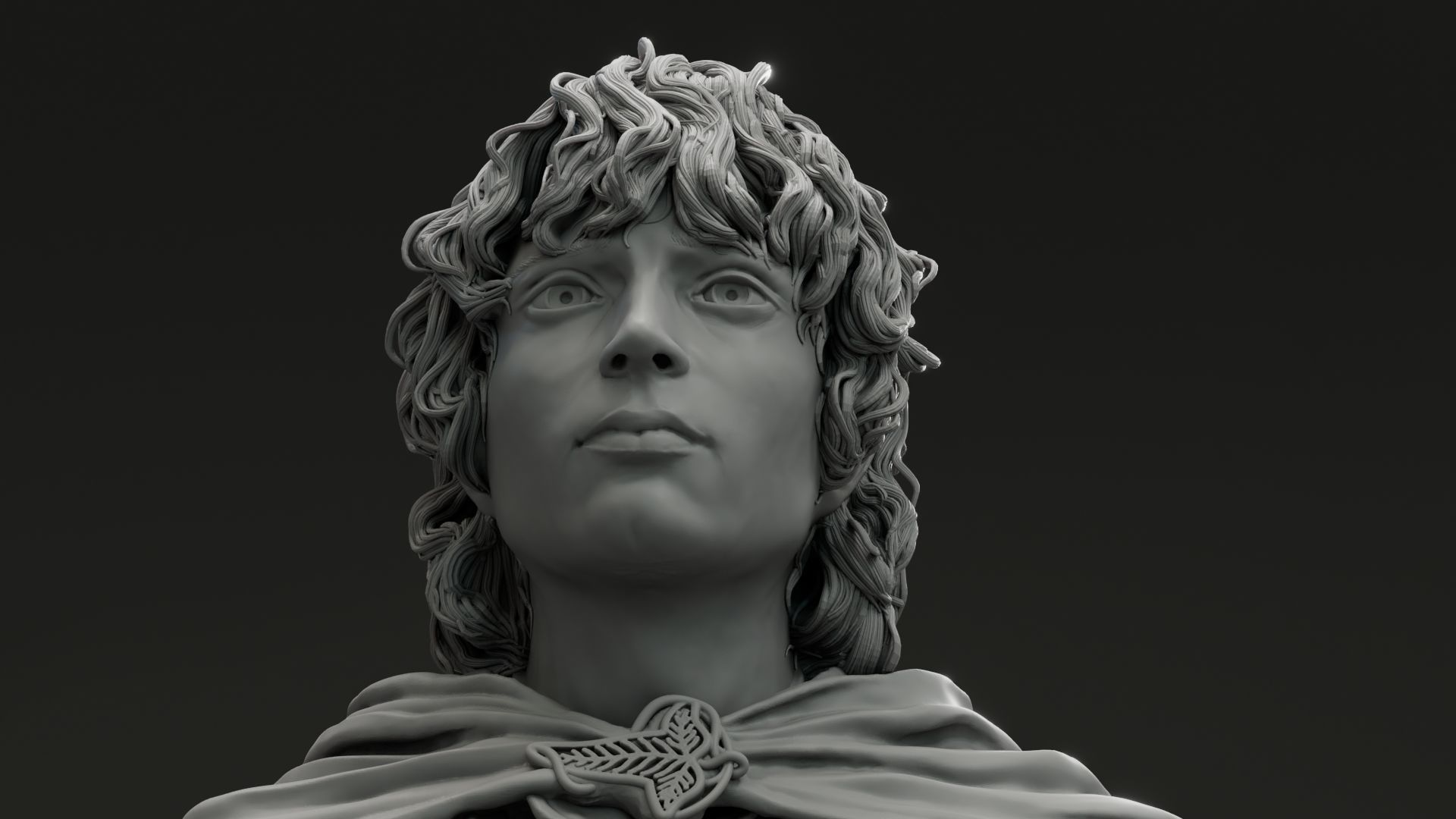 Elijah Wood - Frodo Baggins - The Lord of the Rings 3D print model_7