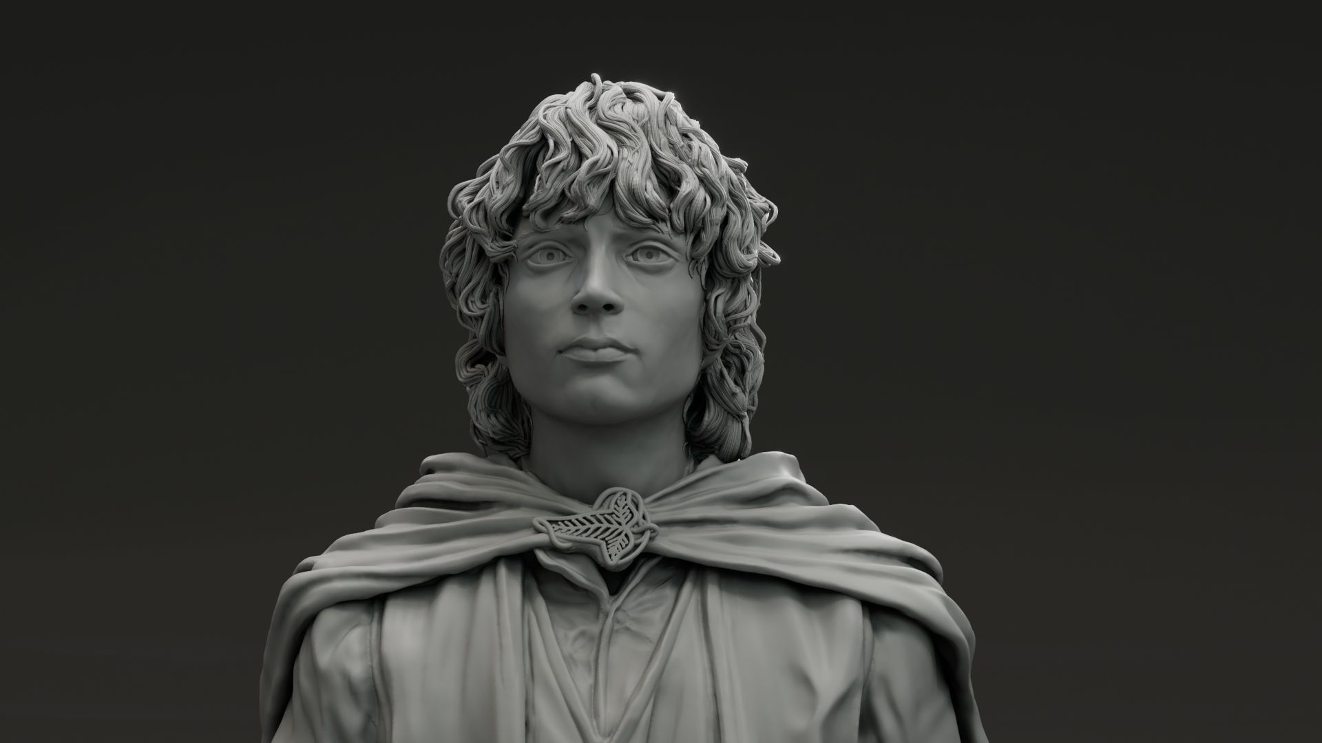 Elijah Wood - Frodo Baggins - The Lord of the Rings 3D print model_6