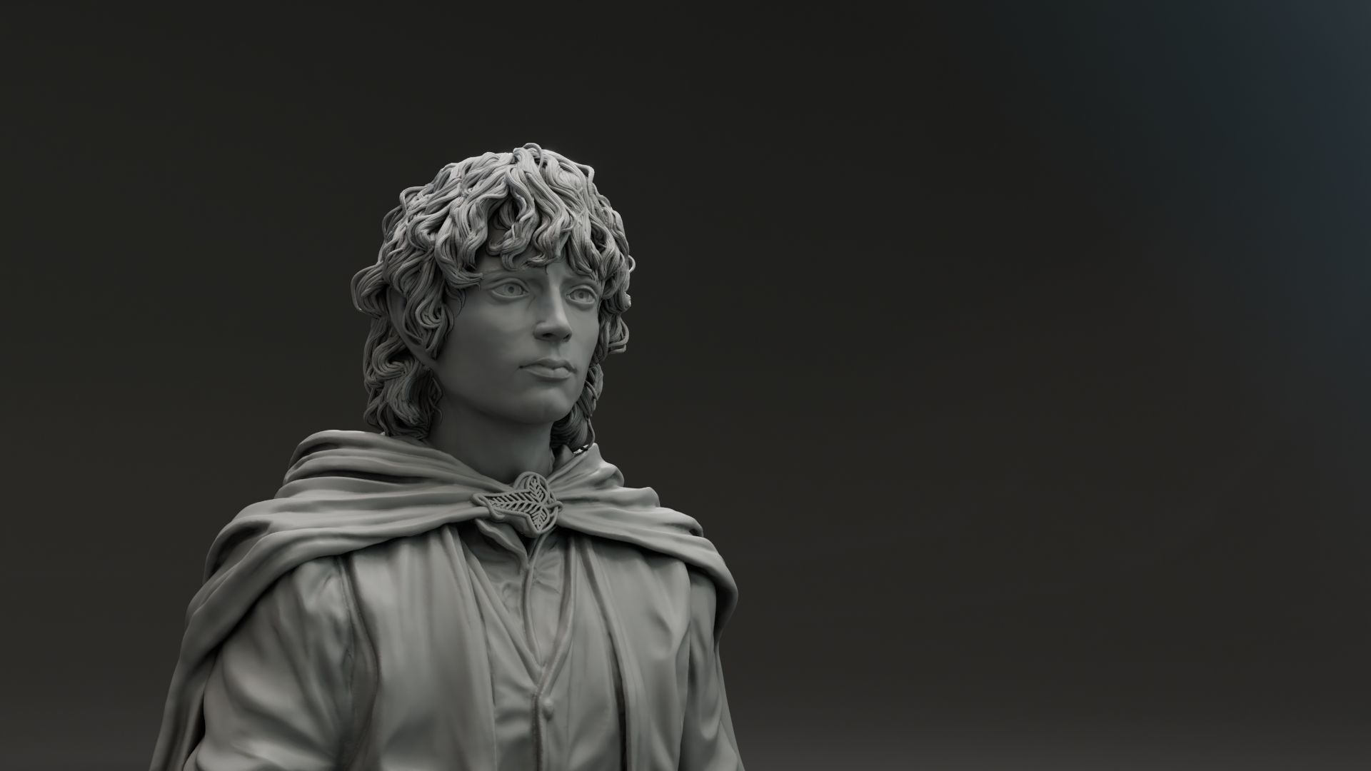 Elijah Wood - Frodo Baggins - The Lord of the Rings 3D print model_1
