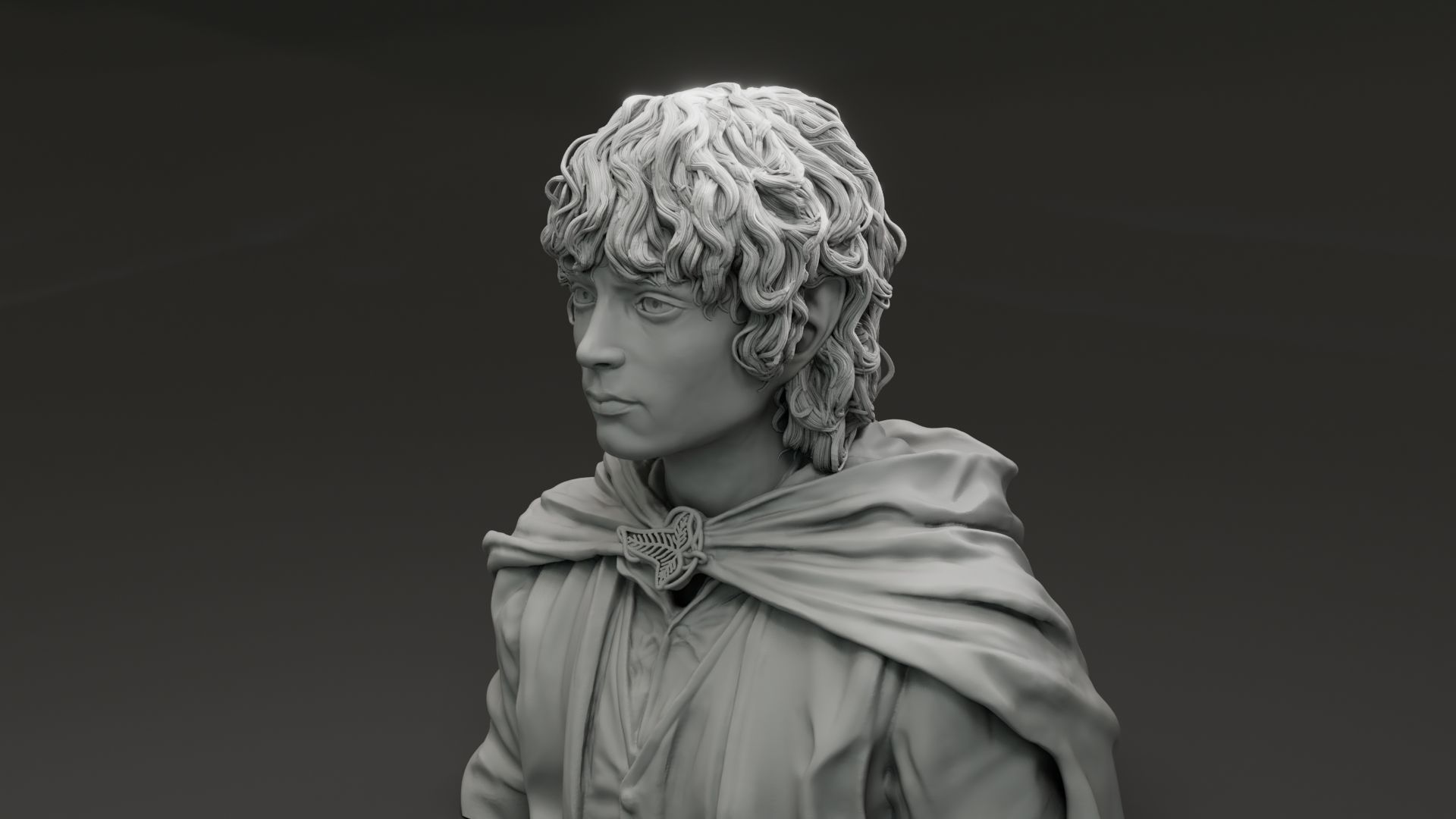 Elijah Wood - Frodo Baggins - The Lord of the Rings 3D print model_16