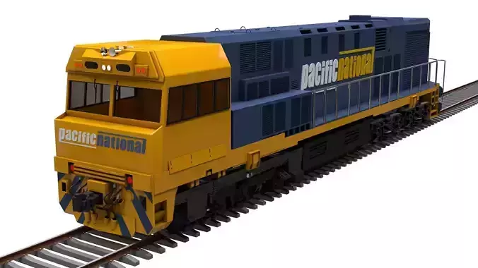 Freight Train  3D model