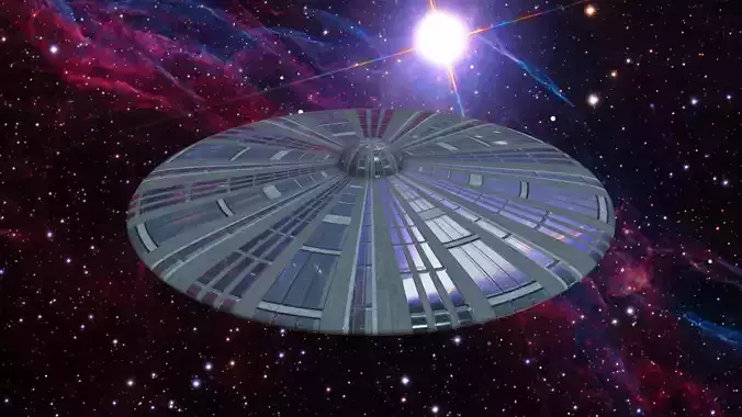 Classic UFO 3D model