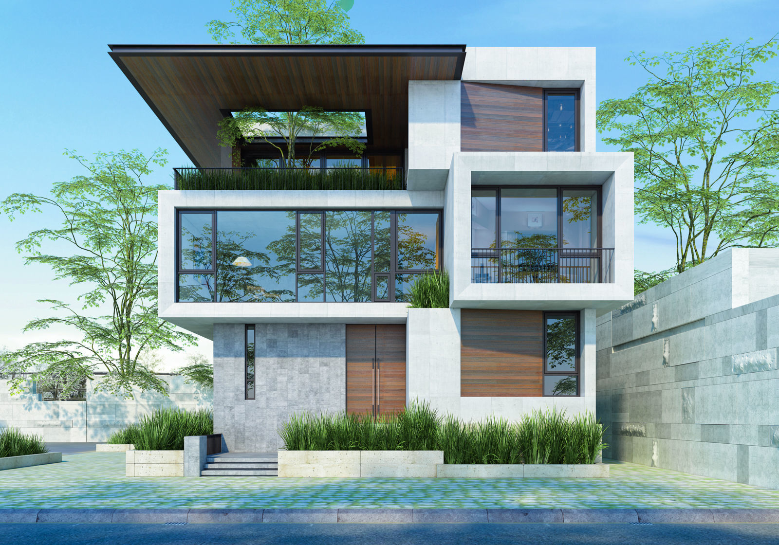 House Exterior 01 3D model_2