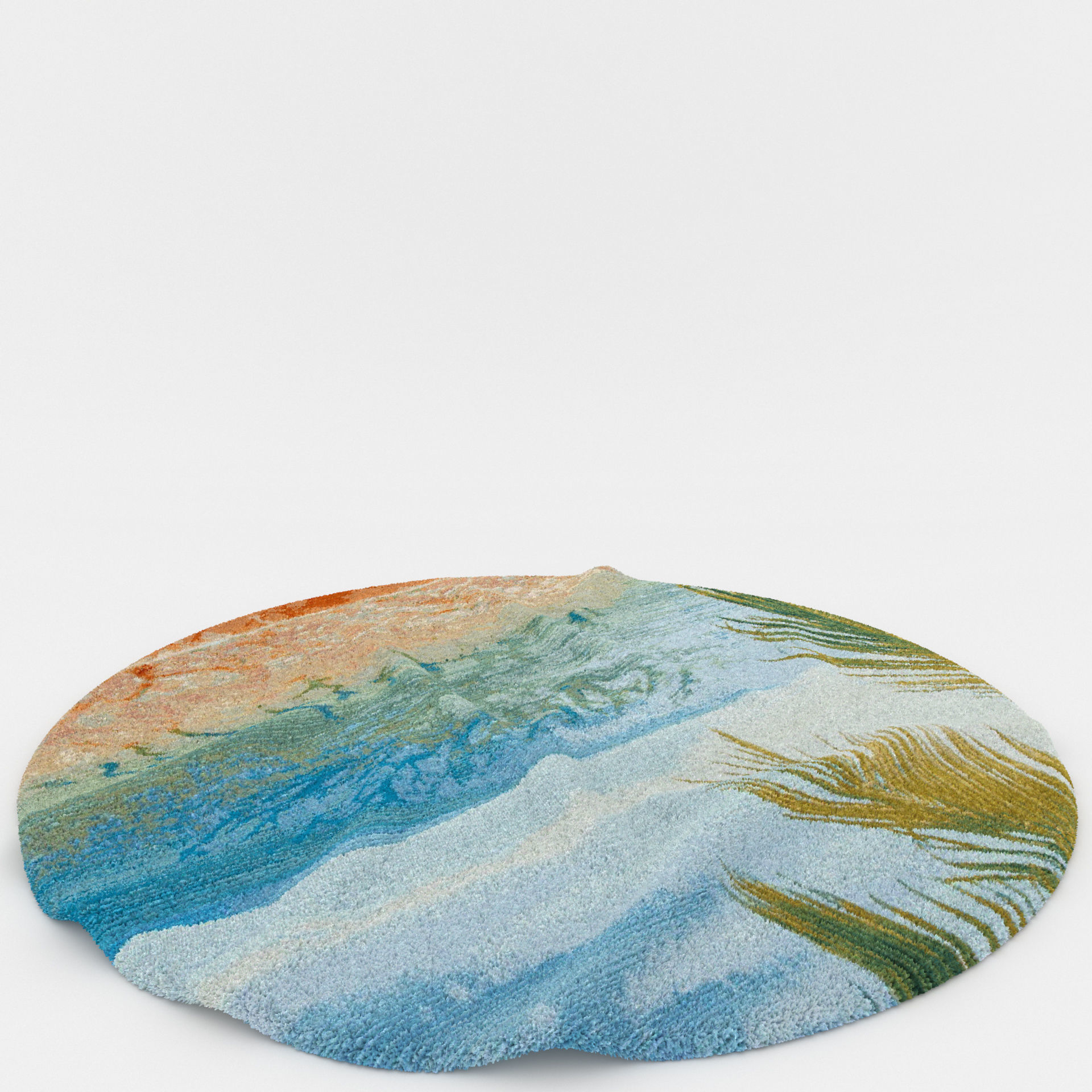 Rugs No 173 Low-poly 3D model_7