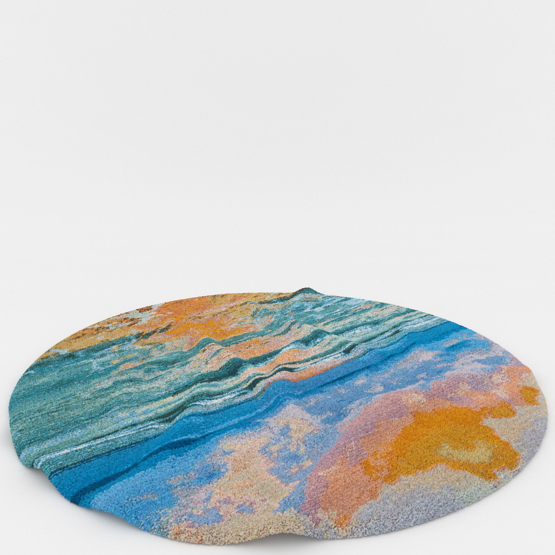 Rugs No 173 Low-poly 3D model_5