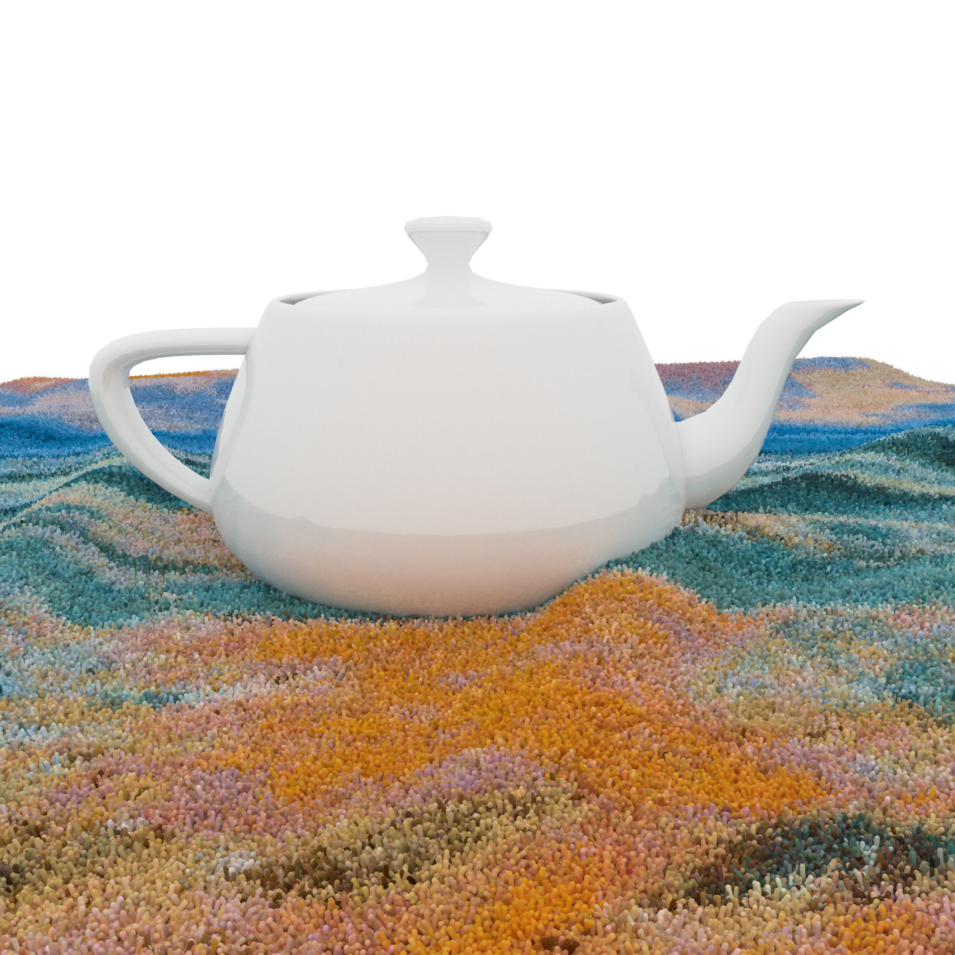 Rugs No 173 Low-poly 3D model_8